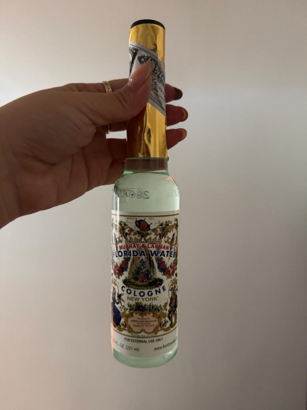 Florida Water Cologne - Floral Scented Splash in Light Aqua